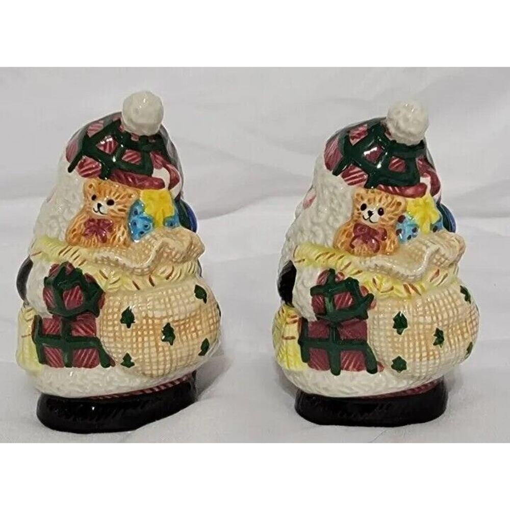 Christmas Santa Salt and‎ Pepper Shakers Classic Solutions Jay Import 4" - Picture 4 of 16